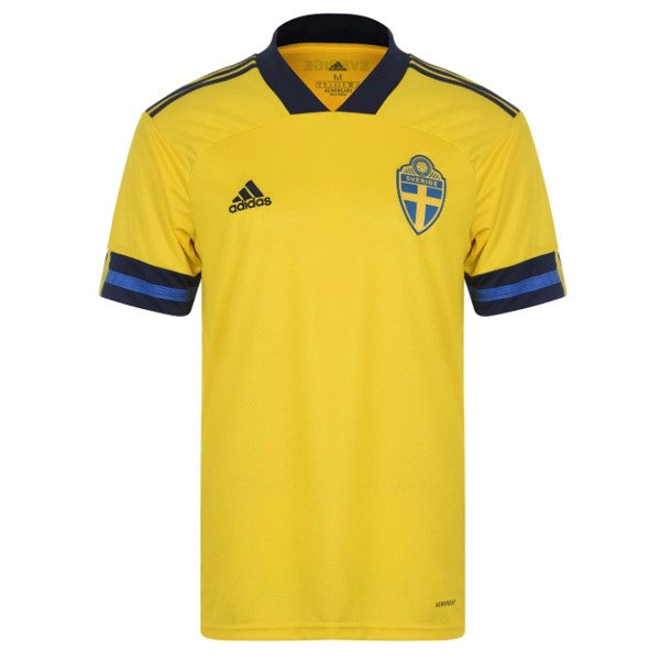 Camiseta Suecia 1ª 2020 Amarillo